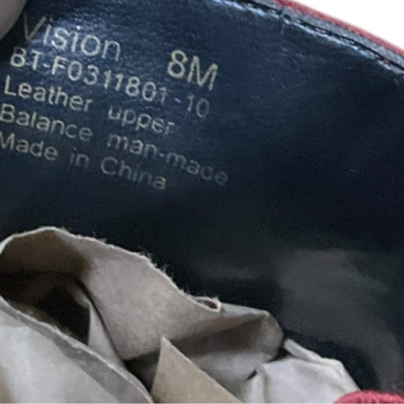 👡 Bear Traps Red Leather Slip-On Mules Comfort Loafers Women’s Size 8 - Picture 7 of 7